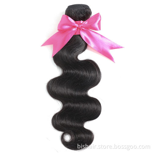 Wholesale 9A body wave bundle 3 real hair real hair receiving 100% Brazilian real hair bundle unprocessed 10-30 inch discount